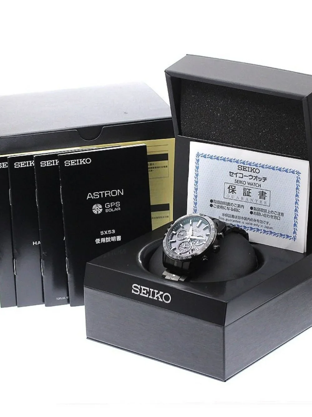SEIKO Astron SBXC037/5X53-0AB0 GPS Solar Powered Radio Men's Watch_964380